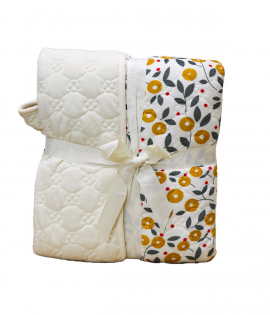 مجموعة لحاف كوين شتوي وجهين قطعتان