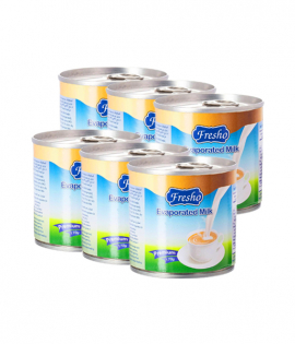 فريشو حليب مبخر 170 جم*6حبة