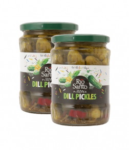 ريو سانتو خيار مخلل شرائح عبوة زجاج 525 جم*2