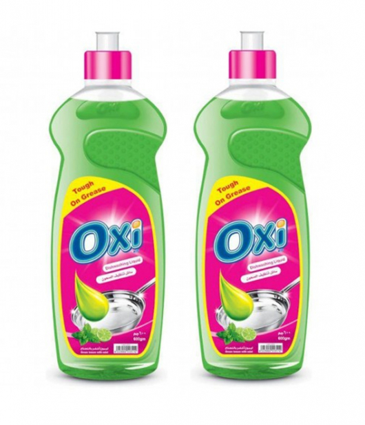 أوكسي برايت - سائل غسيل الأطباق بالنعناع والليمون 600 مل ×2 أوكسي برايت - سائل غسيل الأطباق بالنعناع والليمون 600 مل ×2