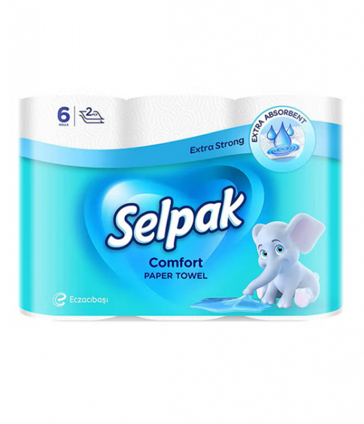 سيلباك - مناديل كومفورت ورقية 6 رول 90 ورقة سيلباك - مناديل كومفورت ورقية 6 رول 90 ورقة