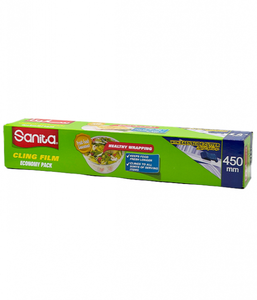 سانيتا نايلون تغليف 450مم × 200م مع قاطع