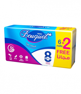 سانيتا بوكية ورق حمام 3 طبقات 2+6 رول