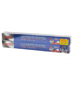 بابكو ورق قصدير 20 ميكرون 37.5 قدم 2 حبه 