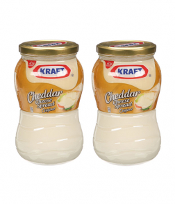 كرافت - جبنة بوك شيدر قابلة للدهن برطمان جولد 2 × 480 جم