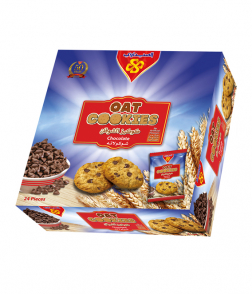 الصيداوي كوكيز الشوفان بالشوكولاته 9جم ×24