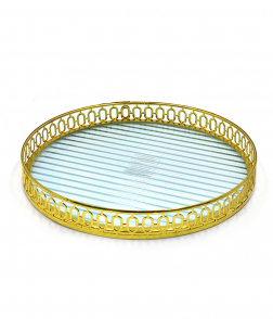 Assorted square steel serving tray