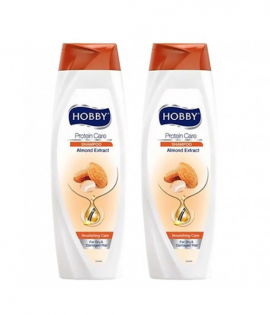 هوبي شامبو بروتين باللوز 2 × 600 مل