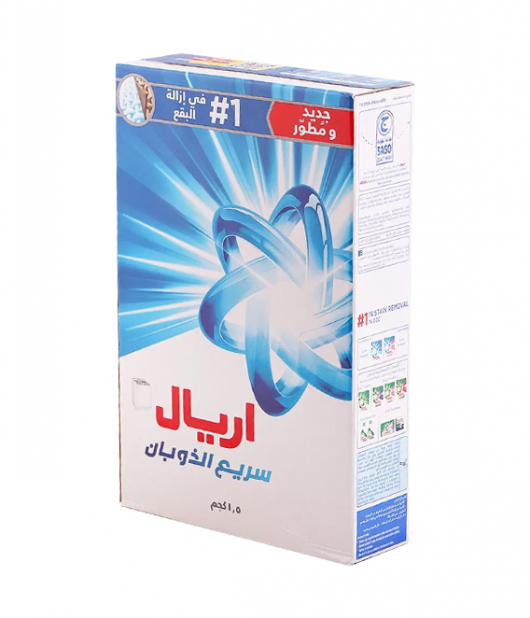 صابون اریال للغاسالات العادية 1.5 كج صابون اریال للغاسالات العادية 1.5 كج