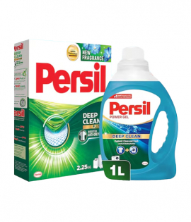 برسيل صابون بودرة 2.250 كيلو + برسيل جل 1 لتر 