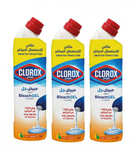 كلوركس - جل مبيض كثيف + منظف بنقاوة الحمضيات 750 مل 2 + 1