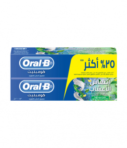 اورال-بي معجون الأسنان كومبليت انتعاش الاعشاب 100 مل ×2