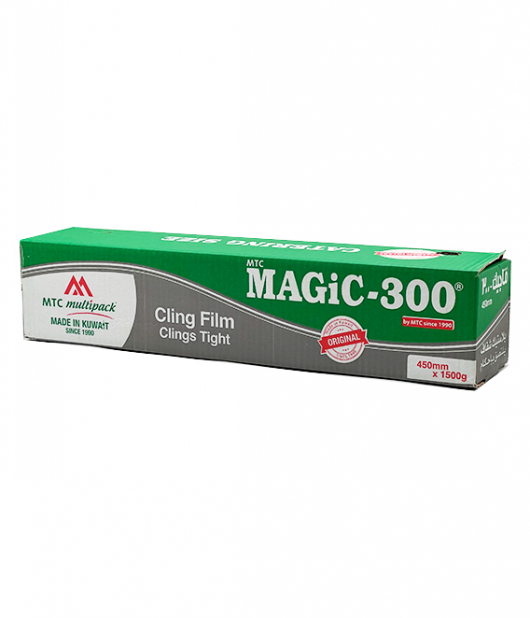ام تي سي ماجيك - 300 بلاستيك شفاف 1.5 كج × 450 مم