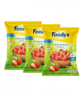 فوديــز فراولــة مجمــده 400 غ ×3