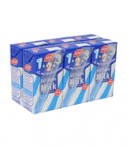 كي دي دي حليب كامل الدسم 125 مل *6