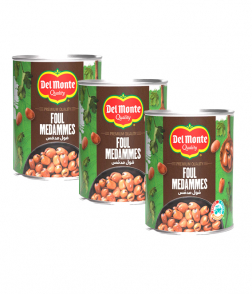ديلمونتي فول مدمس 400 جم*3حبة