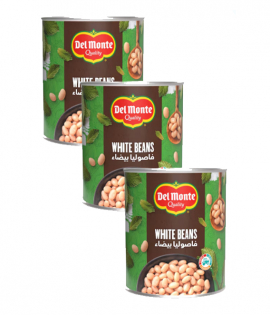 ديلمونتي فاصوليا بيضاء 400جم *3حبة