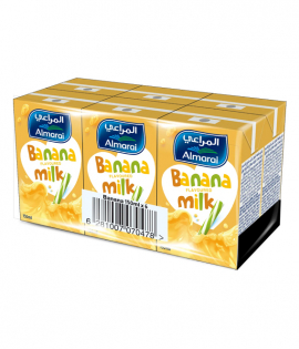 المراعي حليب طويل الاجل بالموز نجوم 6 × 150 مل