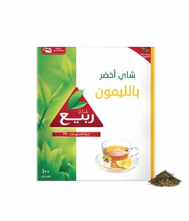 شاي الربيع اخضر بالليمون 100 ظرف