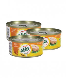 العافية تونة ابيض في زيت دوار الشمس 160جم*3حبة