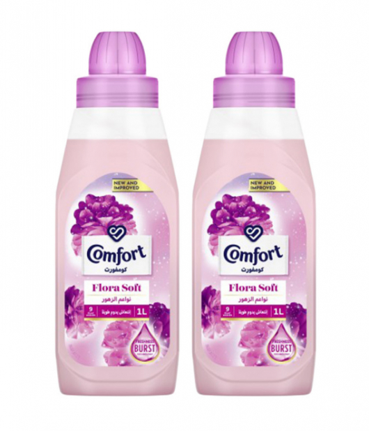 كمفورت نواعم الزهور 1 لتر 2 حبة كمفورت نواعم الزهور 1 لتر 2 حبة