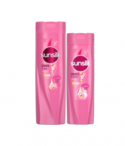 صانسيلك شامبو قوة ولمعان 400مل + 200مل