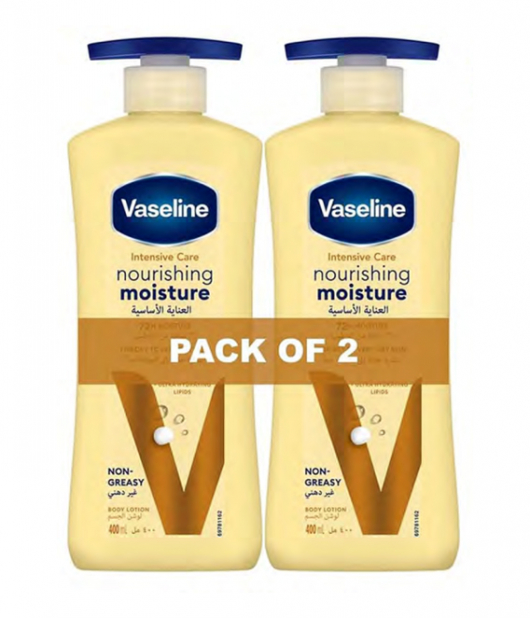 فازلين لوشن المرطب الكامل 400مل *2 حبة فازلين لوشن المرطب الكامل 400مل *2 حبة