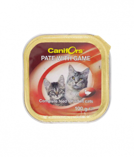 Canifors Complete feed for Adult Cats Pate with Game 100g