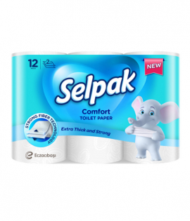 سيلباك - ورق تواليت كومفورت 12 لفة 150 ورقة
