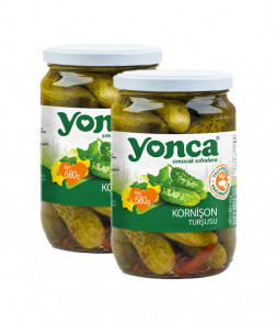 يونكا خيار كورنيشون عبوة زجاج 680 جم*2