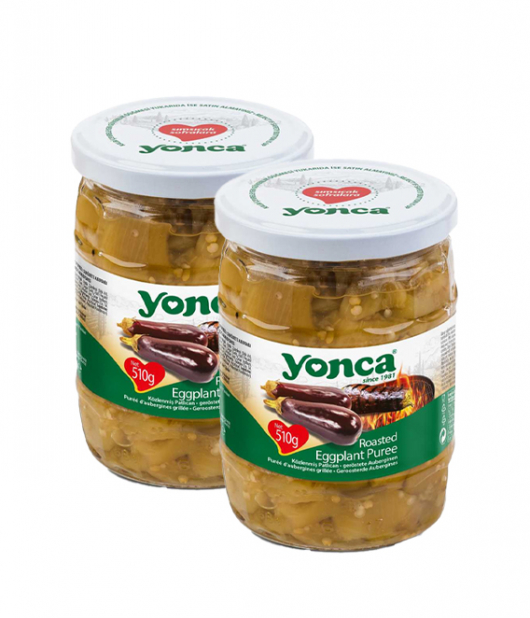 يونكا باذنجان مشوي عبوة زجاج 510 جم*2 يونكا باذنجان مشوي عبوة زجاج 510 جم*2
