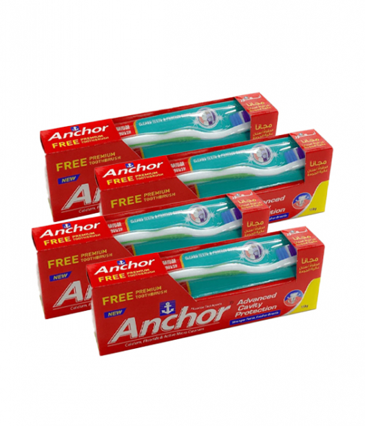  انكور معجون اسنان ادوانس 150مل×4حبه