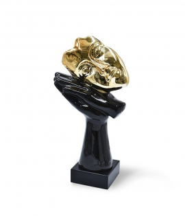 مجسم تحفه سيراميك وجهه