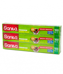سانيتا نايلون تغليف 30سم × 30 م 3 حبات