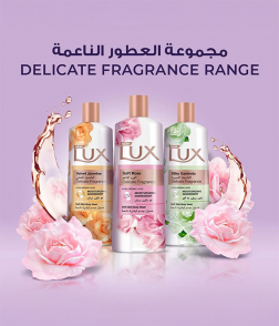 غسول الجسم ناعم الملمس من لوكس، 250 مل (عبوتان) 