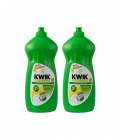 Kwik 2 In 1 Antibacterial Dish Wash 750 ml x2