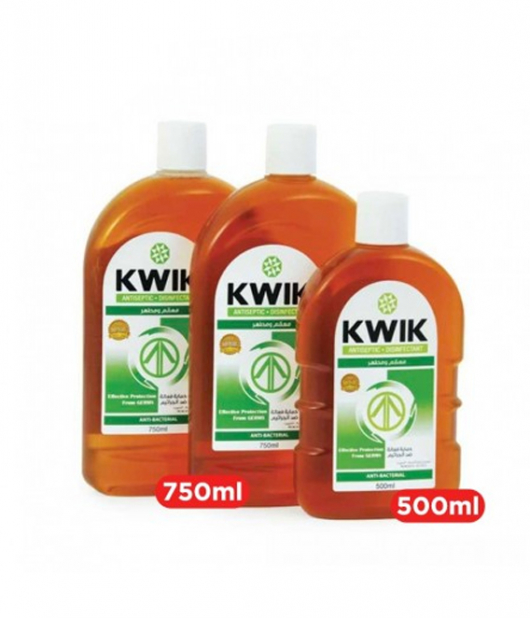 كويك معقم ومطهر 750مل×2 +500مل