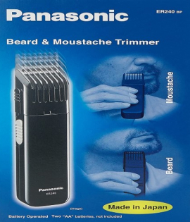 ماكينة تشذيب الشارب/اللحية الجافة والرطبة للرجال من باناسونيك