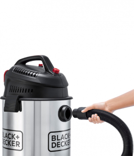 بلاك + ديكر مكنسة كهربائية أسطوانية رطبة وجافة سعة 30 لتر 1610 واط 