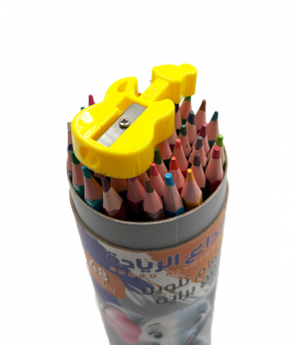 ابداع الريادة الوان خشبية 48 لون مع براية