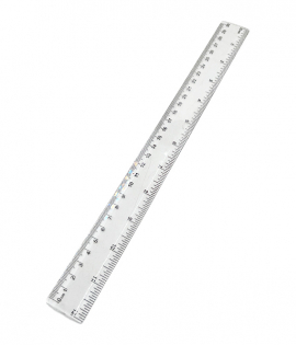 ابداع الريادة مسطرة شفافة 30سم 12 حبة