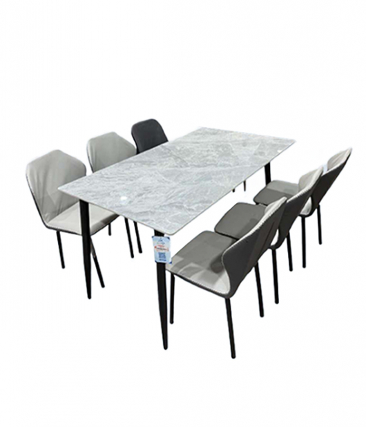 طاولة مع 6 كراسي طاولة مع 6 كراسي