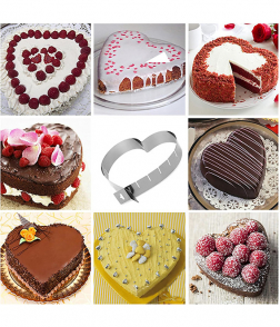 قالب كيك علي شكل قلب