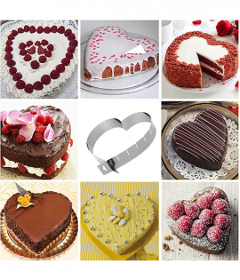 قالب كيك علي شكل قلب