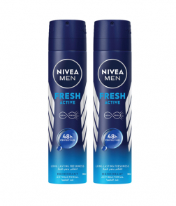 نيفيا مزيل العرق فريش أكتيف خلاصات بحرية للرجال 150 مل × حبتين