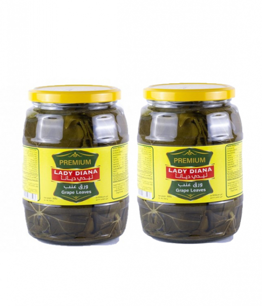 ليدي ديانا ورق عنب فاخر 454 جم ×2 ليدي ديانا ورق عنب فاخر 454 جم ×2