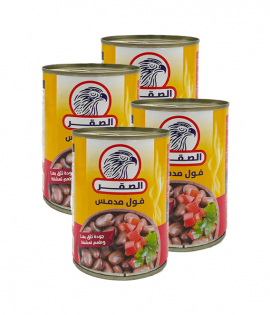 الصقر فول مدمس 400 جم ×4