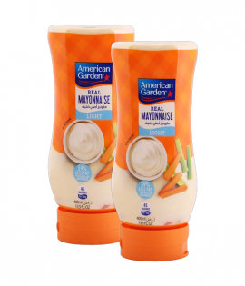  أمريكان جاردن مايونيز اصلي خفيف 400 مل ×2