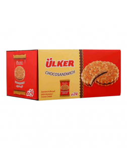 أولكر شوكوسندوتش بالشوكلاتة والبندق 30 غم *24حبة 