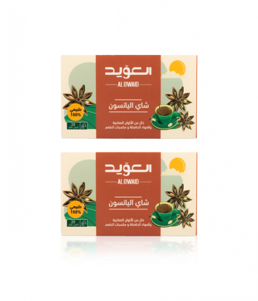 العويد شاي اليانسون 25 كيس ×2
